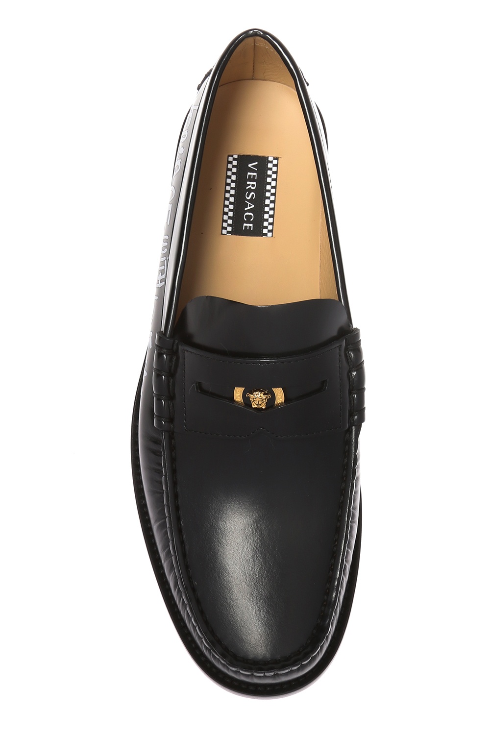 Versace penny store loafers